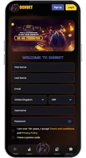 Register an account